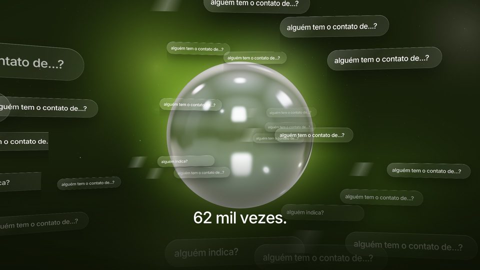 Bolha de vidro com balões de chat em volta
